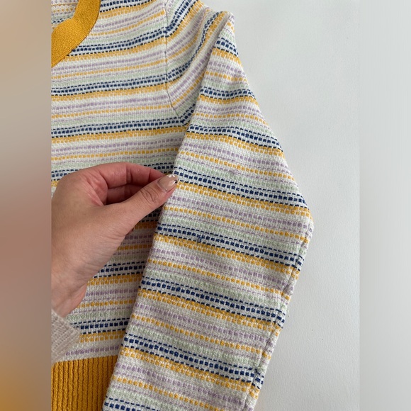 Milly Striped Tweed Cardigan size M Preowned - Picture 4 of 16